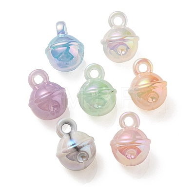 UV Plating Rainbow Iridescent Acrylic Pendants OACR-P010-19-1