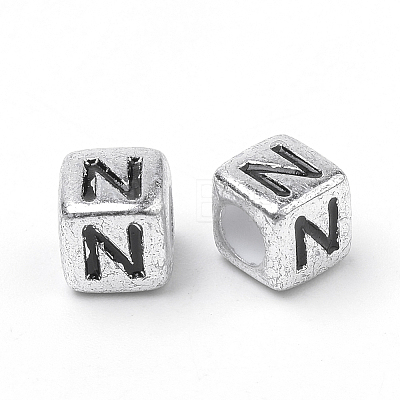 Plated Acrylic Beads X-PB43C9308-N-1