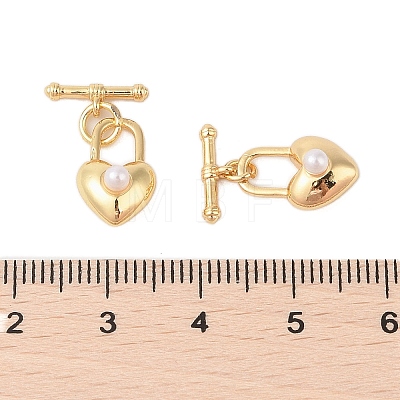 Brass Toggle Clasps KK-B111-04G-1