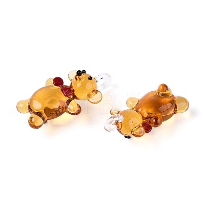 Handmade Lampwork Pendants LAMP-N028-27-1