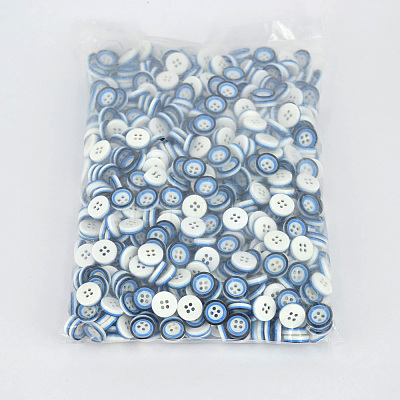 Pretty Double Layered Buttons with Four Holes NNA0VGD-1