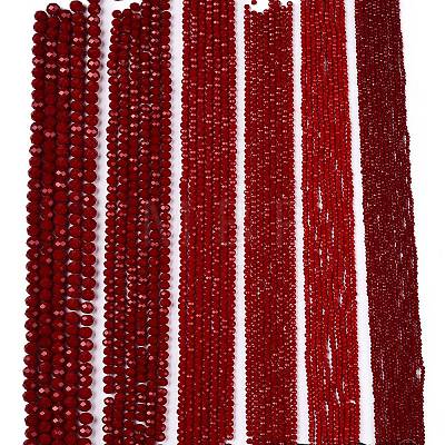 Opaque Solid Color Imitation Jade Glass Beads Strands EGLA-A044-P4mm-D02-1