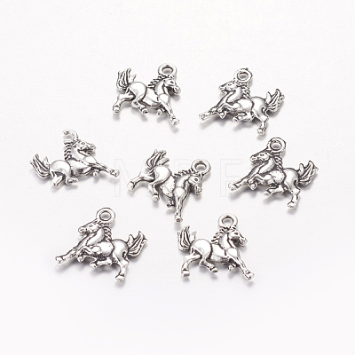 Tibetan Style Alloy Pendants TIBEP-E131-AS-1