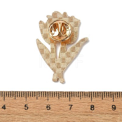 Tulip Enamel Pins JEWB-P045-02A-G-1