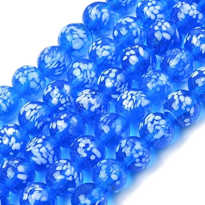 Handmade Lampwork Beads Strands LAMP-H071-01C-10-1