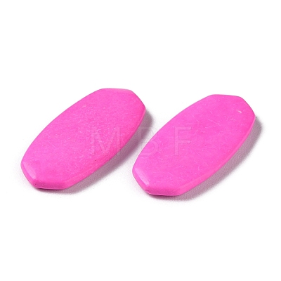 Dyed Natural Howlite Cabochons G-P510-03-1