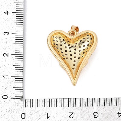 Brass Micro Pave Cubic Zirconia Pendants KK-A241-14B-G-1