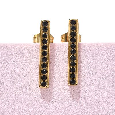 304 Stainless Steel Stud Earrings EJEW-F361-05G-1