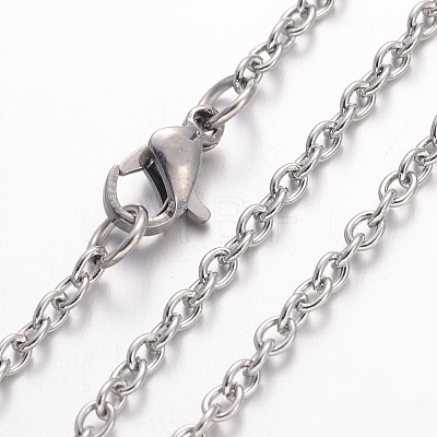 304 Stainless Steel Necklace MAK-G004-02P-1