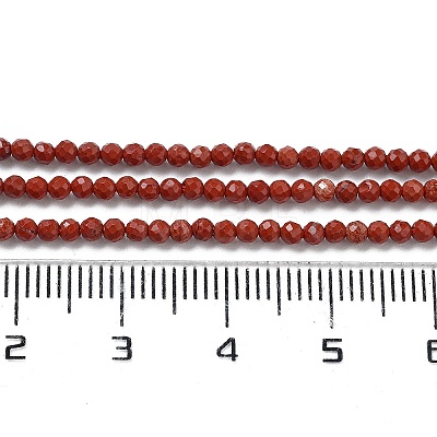 Natural Red Jasper Beads Strands G-J002-22-1