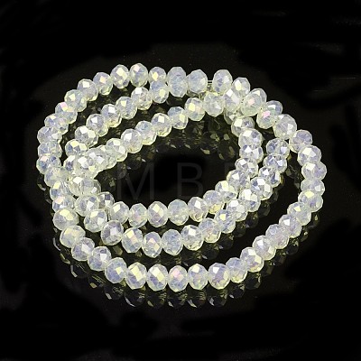 Electroplate Glass Beads Strands EGLA-A034-J4mm-T05-1