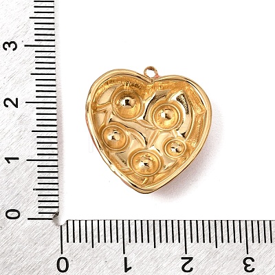 304 Stainless Steel & Enamel & Rhinestone Pendants SA-CBAA9A2-07G-04-1