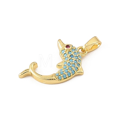 Ocean Brass & Rhinestone Pendants RB-CBA4B36-04G-04-1