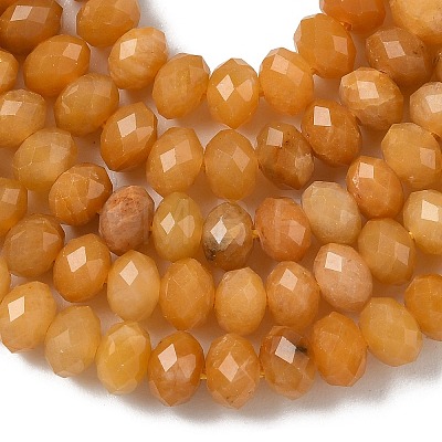Natural Topaz Jade Bead Strands G-D344-A36-02-1