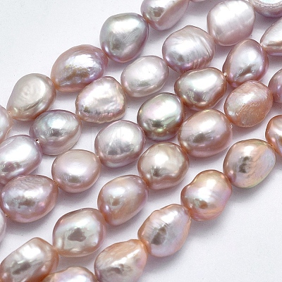 Natural Cultured Freshwater Pearl Beads Strands LS-PEAR-K003-19B-1