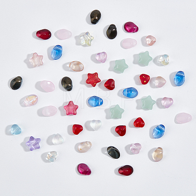CHGCRAFT DIY Glass Beads & Charm Making Finding Kit GLAA-CA0001-24-1
