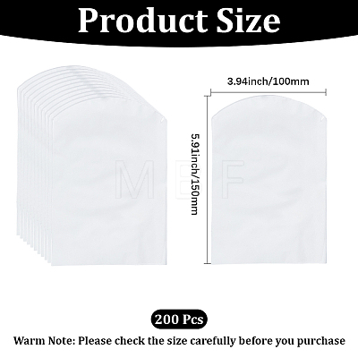 200Pcs PVC Heat Shrink Film AJEW-GF0014-05B-1
