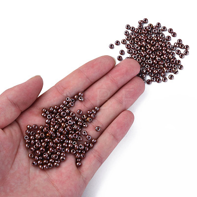 6/0 Czech Opaque Glass Seed Beads SEED-N004-003D-14-1