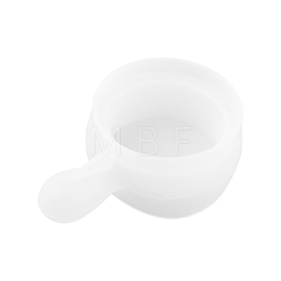 Flat Round with Handle DIY Silicone Candlesticks Molds SIMO-G010-02A-1
