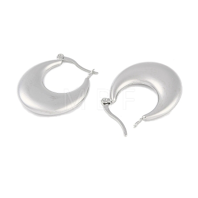 Non-Tarnish 304 Stainless Steel Hoop Earring EJEW-C103-02P-1