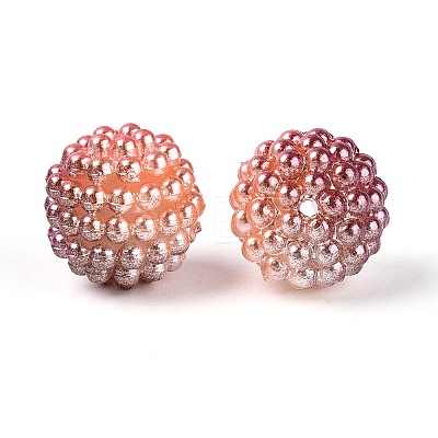 Imitation Pearl Acrylic Beads OACR-T004-15mm-19-1