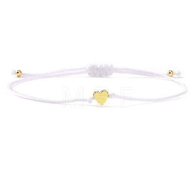 Valentine's Adjustable Braided Polyester Cord Bracelets GM2838-7-1