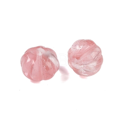 Cherry Quartz Glass Beads G-G124-02D-1