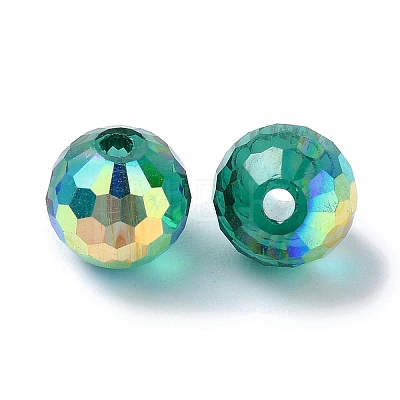 AB Color Plated Glass Beads EGLA-P059-02A-AB11-1