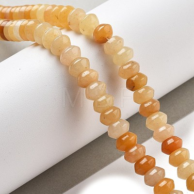 Natural Topaz Jade Beads Strands G-P559-A03-01-1