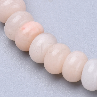 Natural Pink Aventurine Beaded Stretch Bracelets BJEW-S127-14-1