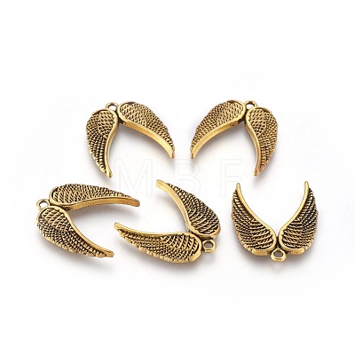 Tibetan Style Alloy Pendants TIBEP-15388-AG-RS-1