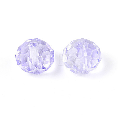 Baking Paint Transparent Glass Beads GLAA-N011-10mm-05-1