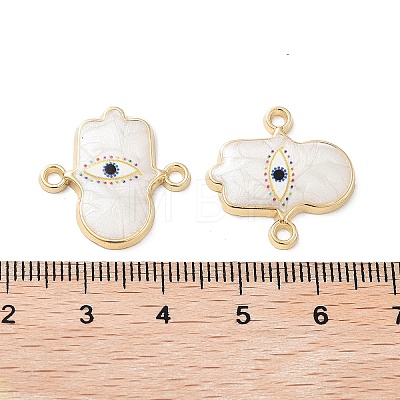 Rack Plating Alloy Enamel Connector Charms FIND-C050-12A-01G-1