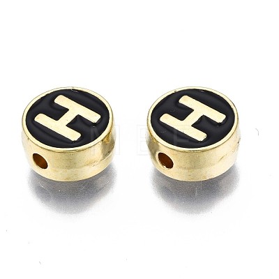 Alloy Enamel Beads ENAM-N052-006-02H-RS-1