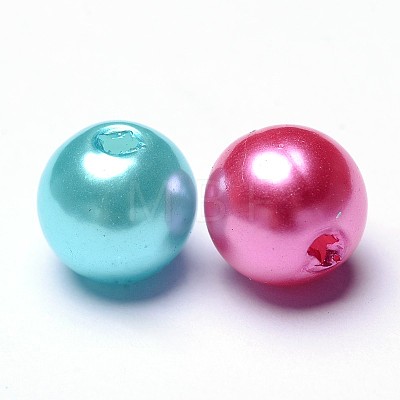Colorful Acrylic Beads PACR-8D-M-1