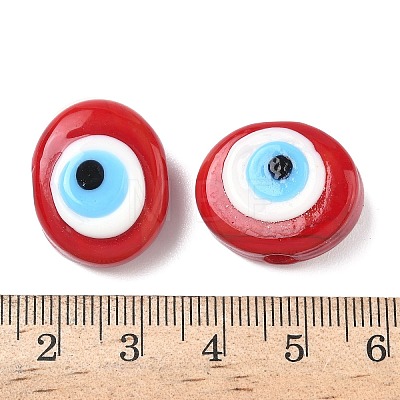 Handmade Evil Eye Lampwork Beads LAMP-G168-02C-1