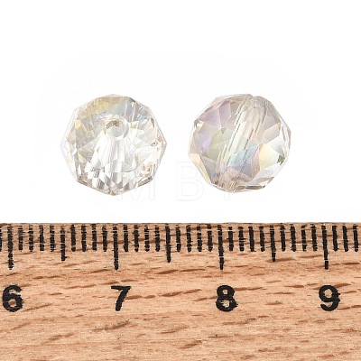 Electroplate Transparent Round Glass Beads GL-CBA6A73-AB02-1