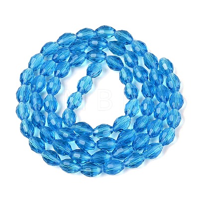 Transparent Glass Beads Strands GLAA-N071-01A-A12-1