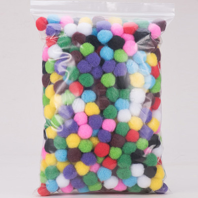 20mm Multicolor Assorted Pom Poms Balls About 500pcs for DIY Doll Craft Party Decoration AJEW-PH0001-20mm-M-1
