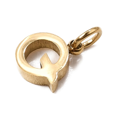 304 Stainless Steel Charms SA-CBABF3F-01G-Q-1