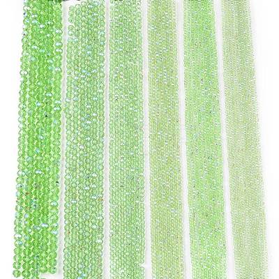 Electroplate Glass Beads Strands LS-EGLA-A044-T2mm-L09-1