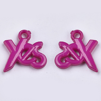 Opaque Acrylic Pendants SACR-N008-025-1