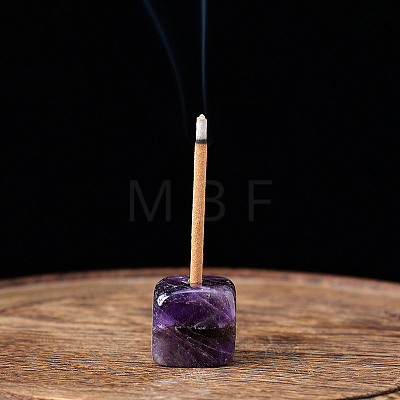 Natural Amethyst Incense Burners INBU-PW0001-17P-1