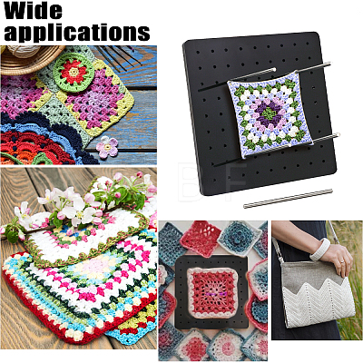 1Pc Square Acrylic Crochet Blocking Board FIND-CA0006-58-1