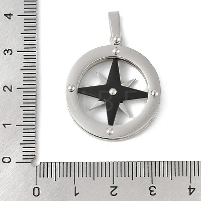 304 Stainless Steel Pendants STAS-U040-01P-02-1