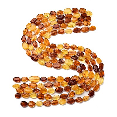 Gradient Color Natural Amber Beads Strands G-F803-E01-01-1