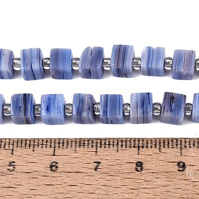 Handmade Nepalese Lampwork Beads Strands LAMP-M019-01E-1