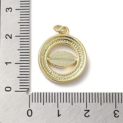 Brass Micro Pave Cubic Zirconia Pendants KK-Q808-03G-1