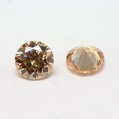 Cubic Zirconia Cabochons ZIRC-M002-7mm-3A-1