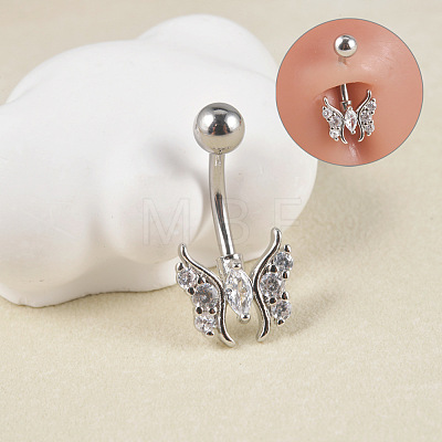 304 Stainless Steel Belly Rings WGA7D27-07-1